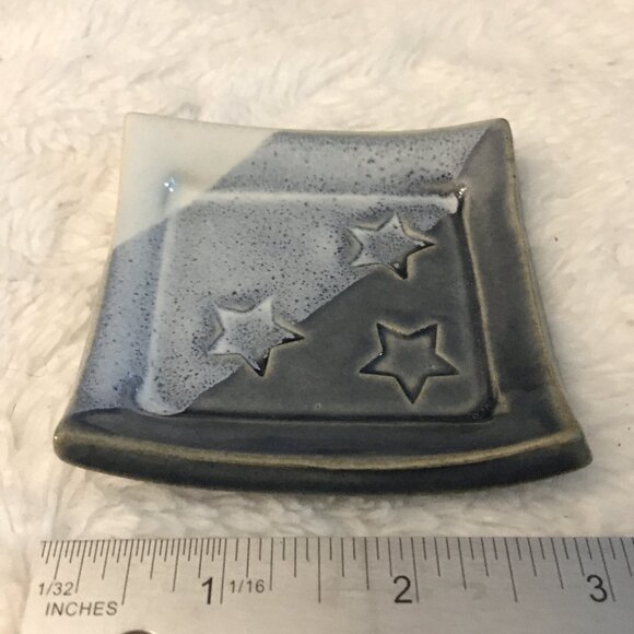 Handmade Canadian Sparks Pottery Signed Tiny Trinket Dish - Picture 7 of 7